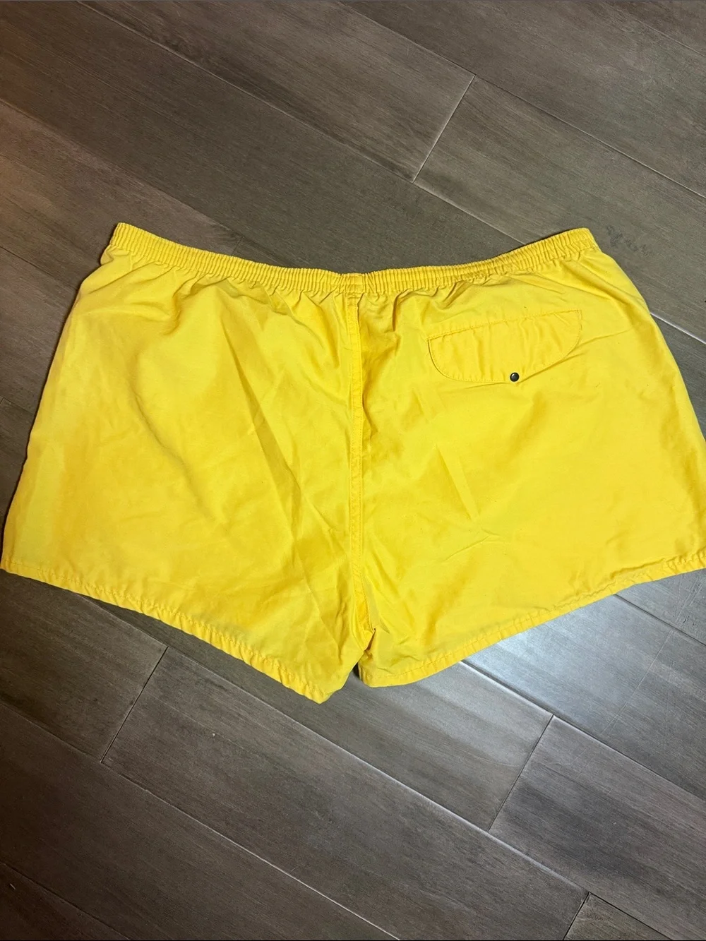 Vintage Patagonia Yellow Baggies Swim Trunks Shorts Retro Surf Men's